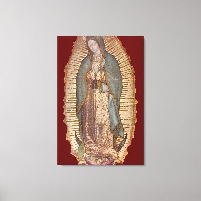 NUESTRA MUJER DE LA IMPRESIÓN DE GUADALUPE CANVAS (Anverso)