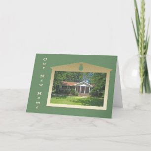 Nuestra nueva casa - Plantilla de tarjeta fotográf