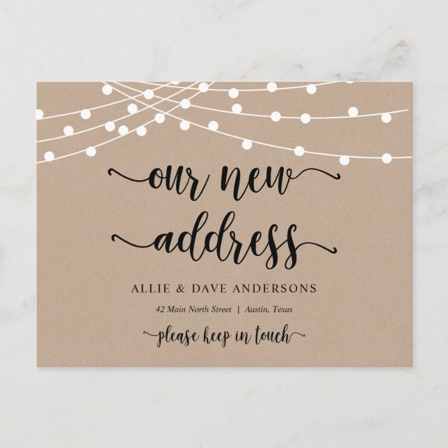 Nuestra nueva dirección, Invitación en movimiento, (Anverso)