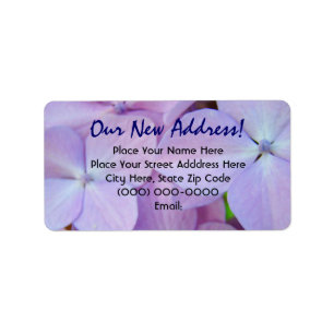 ¡Nuestra nueva dirección! pegatinas Lavender Fllow