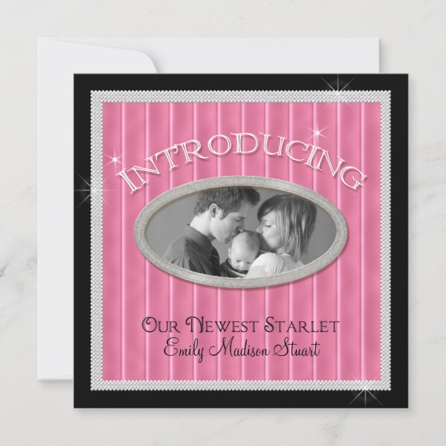 Nuestra nueva estrella de Hollywood Glam Baby Girl (Anverso)