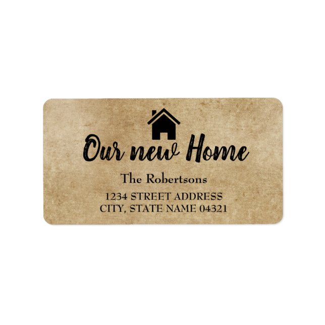 Nuestra nueva etiqueta residencial (Frente)