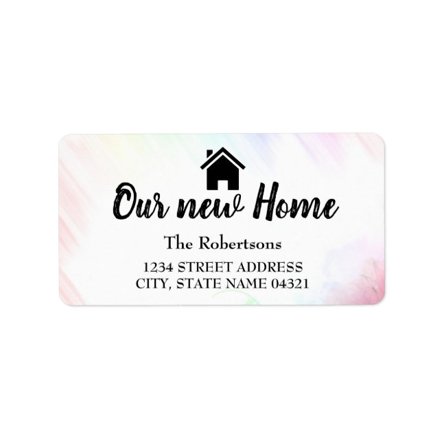 Nuestra nueva etiqueta residencial (Frente)