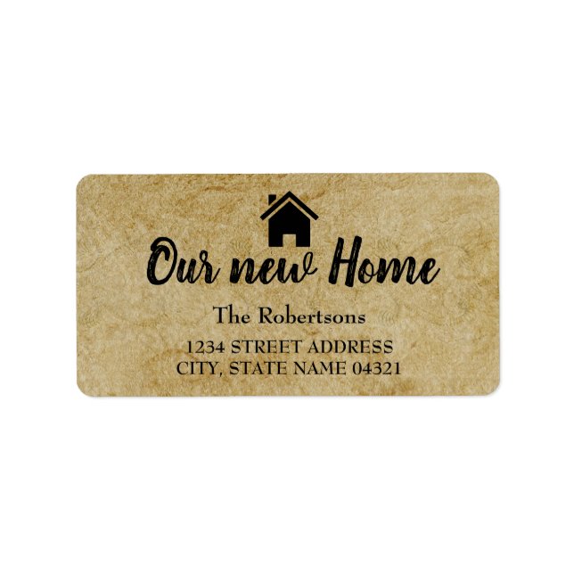 Nuestra nueva etiqueta residencial (Frente)