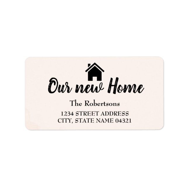 Nuestra nueva etiqueta residencial (Frente)