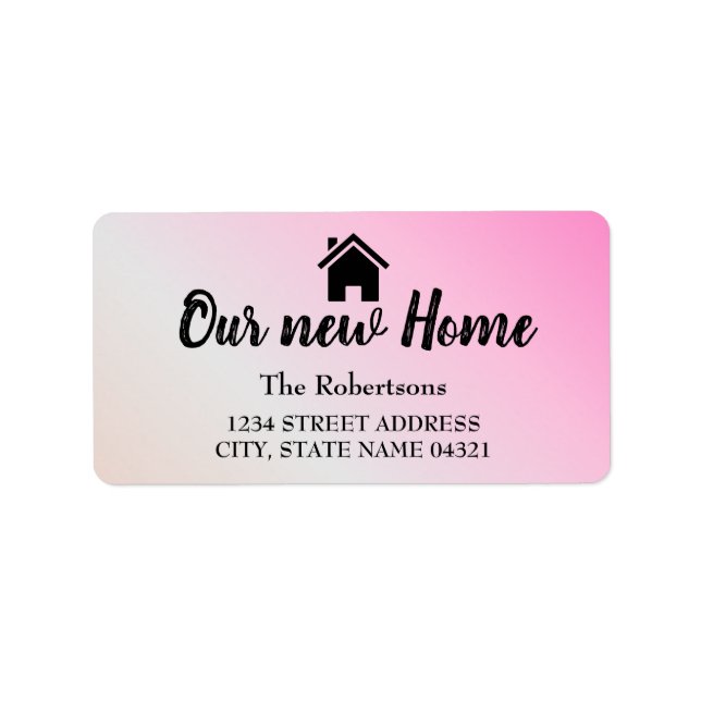 Nuestra nueva etiqueta residencial (Frente)