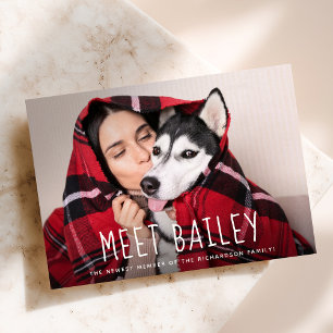 Nuestra nueva invitación simple de la foto del