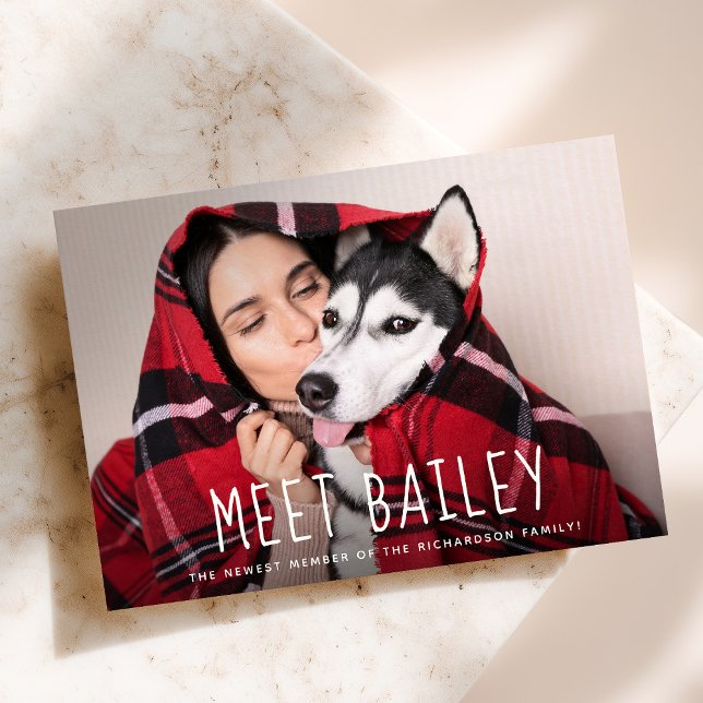 Nuestra nueva invitación simple de la foto del (Subido por el creador)