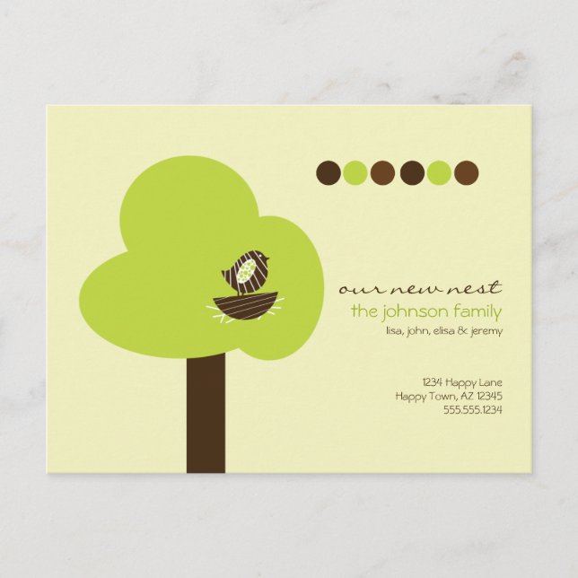 Nuestra nueva postal móvil de nido (Anverso)