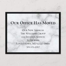 Nuestra oficina ha movido la Invitación de Mármol