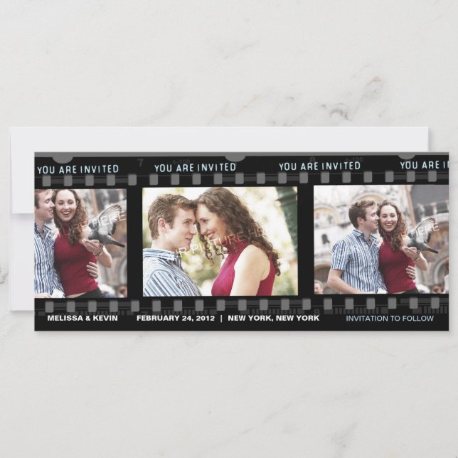Nuestra película de amor - Invitación (Anverso)