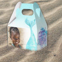 Nuestra pequeña caja de favores de la fiesta de cu