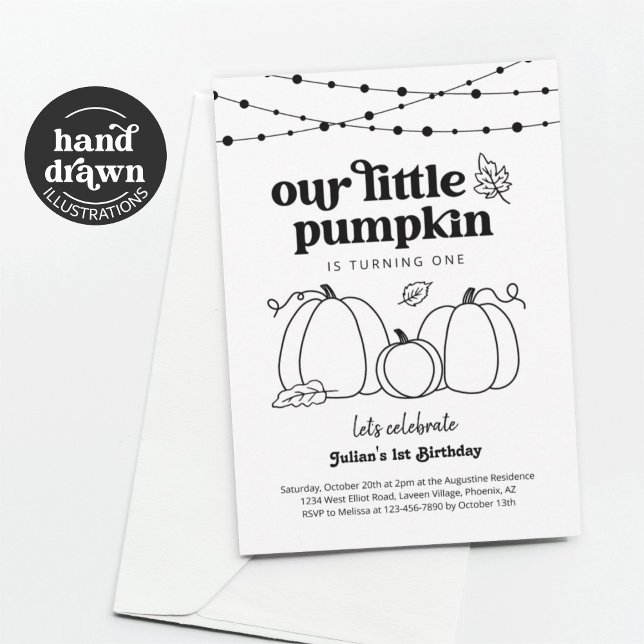 Nuestra pequeña calabaza Primera Invitación a la f (Subido por el creador)