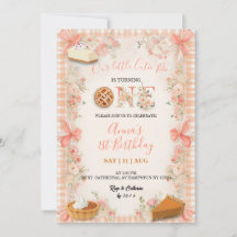 Nuestra pequeña Cutie Pie cumple un año Tarjeta de