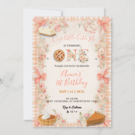 Nuestra pequeña Cutie Pie cumple un año Tarjeta de