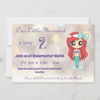 Nuestra pequeña invitación a la fiesta de la siren
