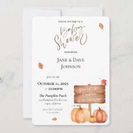 Nuestra pequeña invitación de calabaza a Baby Show