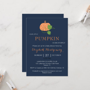 Nuestra pequeña invitación de calabaza a Baby Show