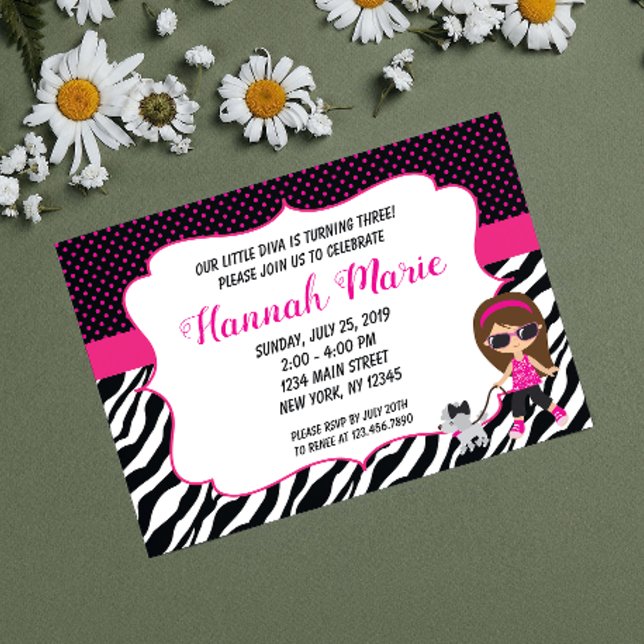 Nuestra pequeña invitación de cumpleaños a Diva (Subido por el creador)