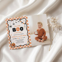 Nuestra pequeña invitación de cumpleaños de Boo Ha
