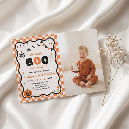 Nuestra pequeña invitación de cumpleaños de Boo Ha