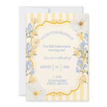 Nuestra pequeña invitación de cumpleaños de Butter
