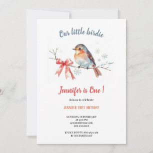 Nuestra pequeña invitación de cumpleaños de pajari