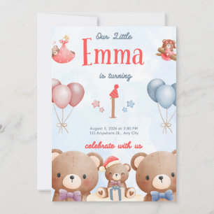 Nuestra pequeña invitación de cumpleaños Emma – Os