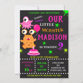 Nuestra pequeña invitación de cumpleaños para el c