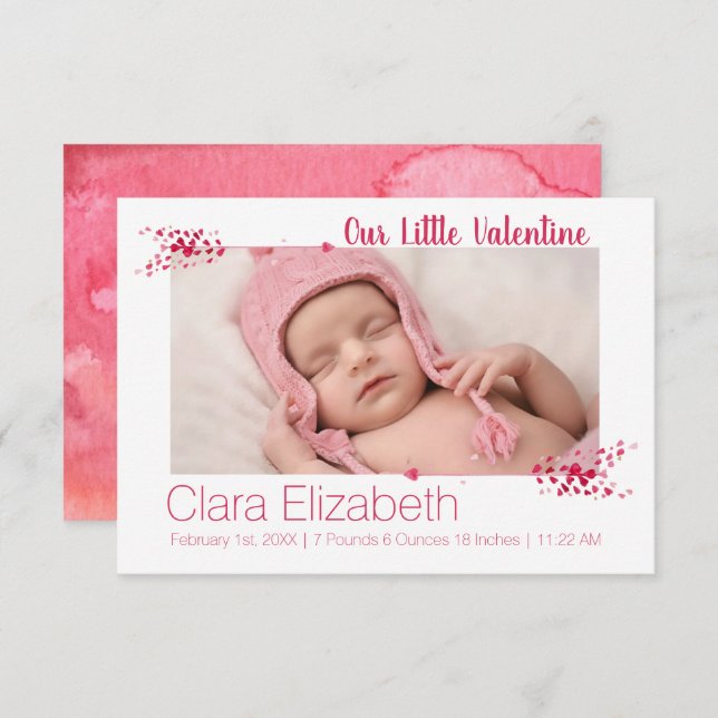 Nuestra pequeña Invitación de San Valentín (Anverso / Reverso)