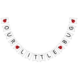 Nuestra pequeña pancarta de insectos, banner de ma