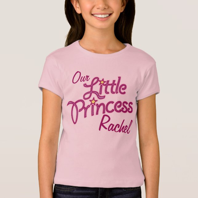 Nuestra pequeña princesa nombrada camiseta del (Anverso)
