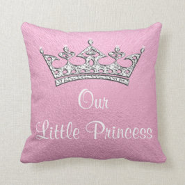 Nuestra pequeña princesa o almohada personalizada