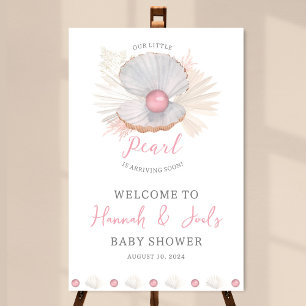 Nuestra pequeña señal de bienvenida de Baby Shower