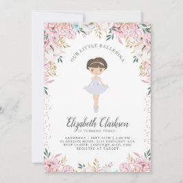 Nuestra pequeña tarjeta de cumpleaños Ballerina