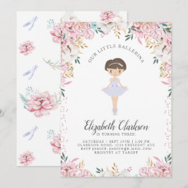 Nuestra pequeña tarjeta de cumpleaños Ballerina