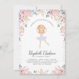 Nuestra pequeña tarjeta de cumpleaños Ballerina