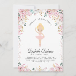 Nuestra pequeña tarjeta de cumpleaños Ballerina