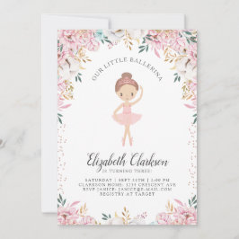 Nuestra pequeña tarjeta de cumpleaños Ballerina