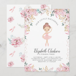 Nuestra pequeña tarjeta de cumpleaños Ballerina