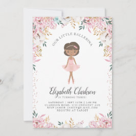 Nuestra pequeña tarjeta de cumpleaños Ballerina