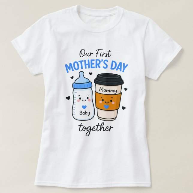 Nuestra primera camiseta del Día de la Madre - Mam (Diseño del anverso)