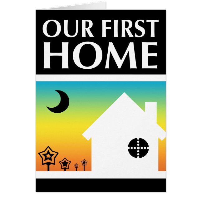 nuestra primera casa (puesta de sol en arco iris) (Frente)