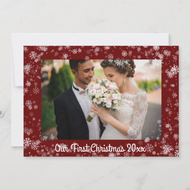 Nuestra primera cita de fotografía de Navidad Tipo (Anverso)