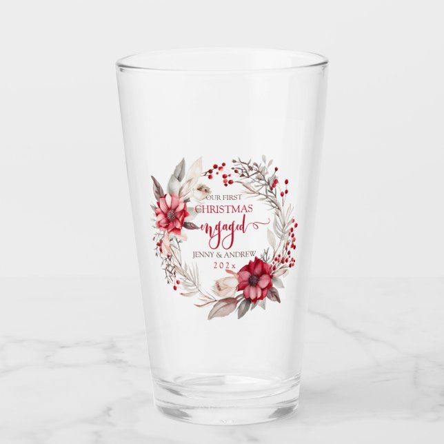 Nuestra primera corona navideña comprometida (Anverso)