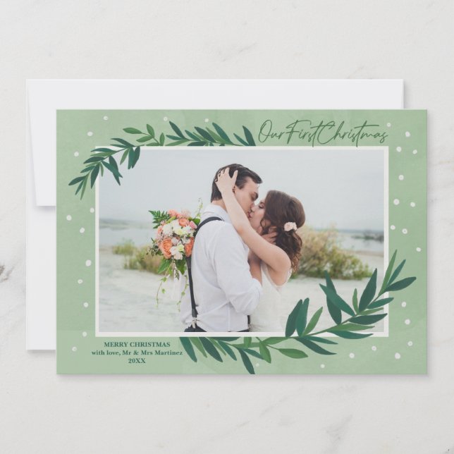 Nuestra primera foto botánica moderna de Navidad (Anverso)