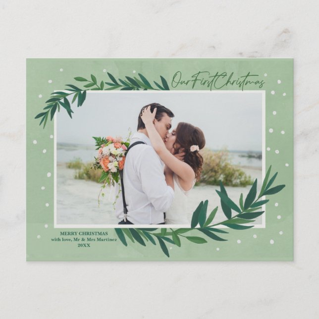 Nuestra primera foto botánica moderna de Navidad (Anverso)