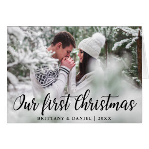 Nuestra primera foto de la pareja de navidad se do