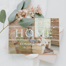 Nuestra primera Invitación de mudanza de fotos en 