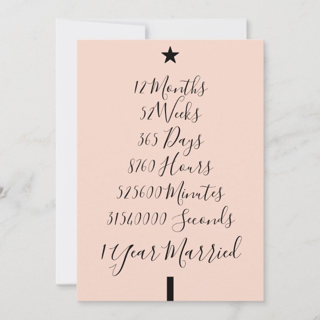 Nuestra primera Navidad casada con el primer año d (Anverso)